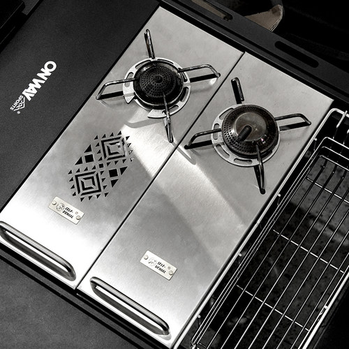 诧祭户外0.5单位igt蜘蛛炉板带扶手适配雪峰喜登乐什良IGT桌配件