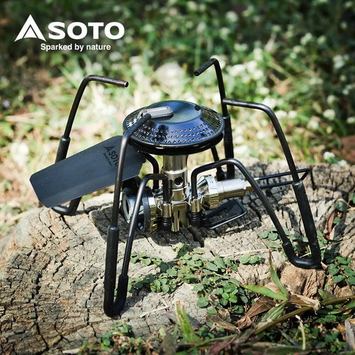 SOTO ST-340迷你黑蜘蛛炉 低温次世代气炉户外露营登山便携大火力