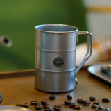 Япония Aoyoshi нержавеющая сталь чашка для кружки водяной чашка чайная чашка кофейная чашка промышленная ретро -матовая чашка серебряной чашки