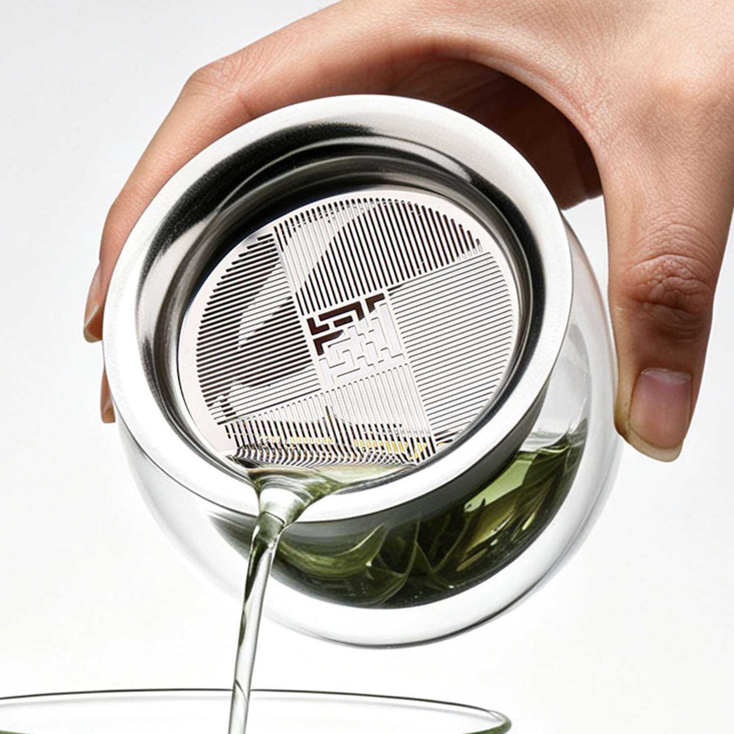 玻璃手抓壶泡茶杯泡茶神器茶水分离盖碗茶具便携办公室一人泡茶壶