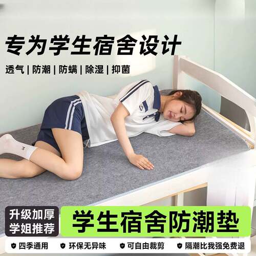 防潮垫加厚毛毡床垫宿舍学生单人榻榻米垫隔脏垫防霉垫子四季通用