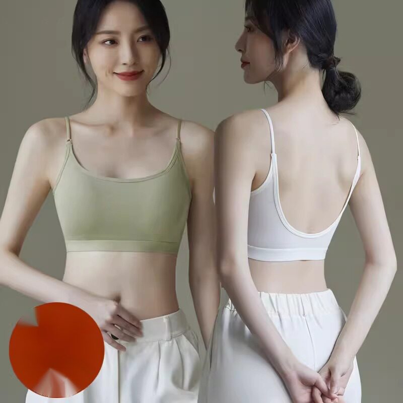 美背内衣女2026新款爆款纯棉抹胸小背心夏薄款大胸显小胸聚拢文胸