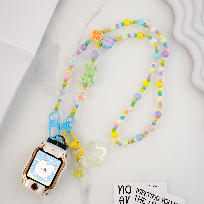 彩色挂绳适用小天才电话手表表带Z11/Z10/Z6A挂套Z6pro儿童保护壳