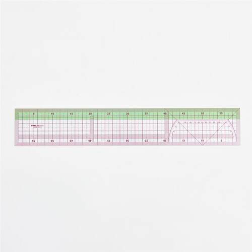 迪涵/DIHAN 3023 放码尺30cm比例1/2 服装尺打版尺 裁剪尺 比例尺