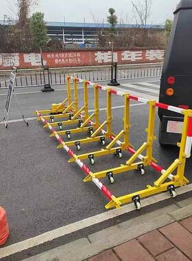 电动可移动拒马防撞路障防冲撞小区学校路障可折叠路障便携式路障