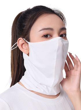高尔夫防晒面罩女5A抗菌透气
