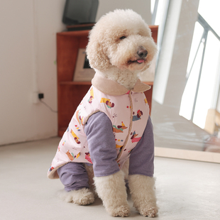 可爱狗狗衣服大型犬马甲秋冬装加绒保暖拉布拉多金毛边牧巨贵衣服