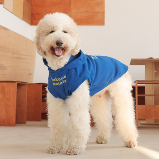 中大型犬狗狗连帽衫宠物衣服秋冬潮牌拉布拉多金毛萨摩耶巨贵卫衣