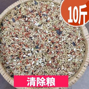 新粮10斤清除饲料幼鸽观赏鸽斑鸠等换毛期专用营养粮，5公斤