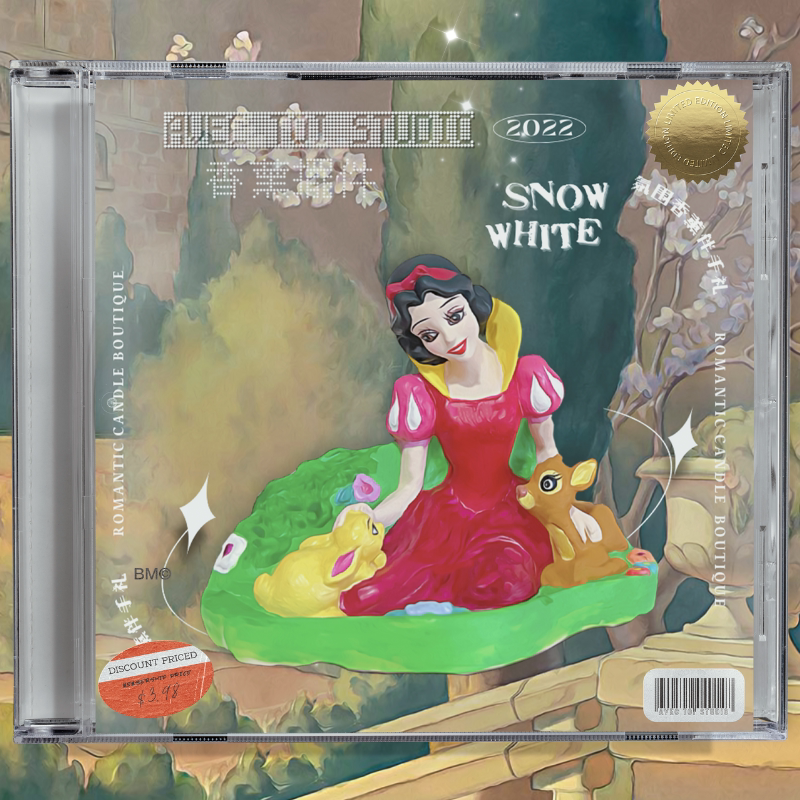 avectoi小众风浪漫高级感白雪公主蜡烛香薰摆件气氛伴手礼氛围感