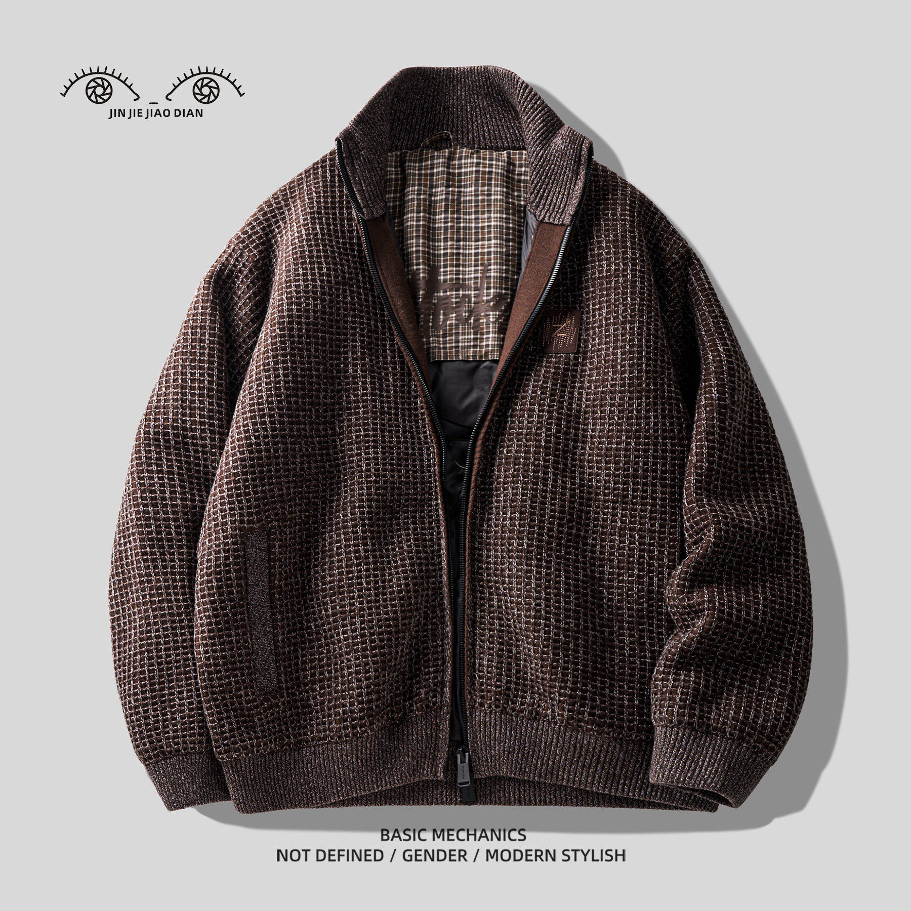 皮埃蒙特高订重磅90鸭绒格纹针织羽绒服男士冬季加厚保暖羽绒外套,男装,羽绒服,淘宝优惠券,粉丝福利购,淘宝优惠卷