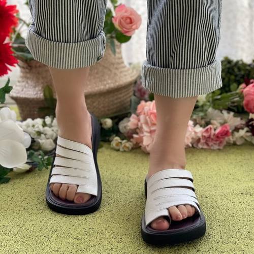 一席之地皮拖平底舒适