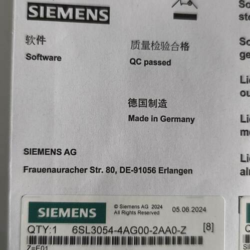 6SL3054-4AG00-2AA0-Z Z=E01 512MB SD卡 工控自动化配件议价维修