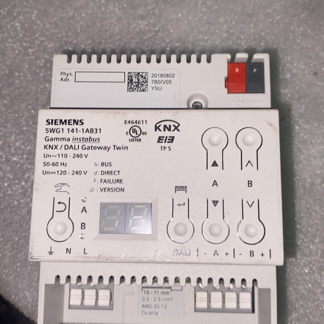 5WG1 141-1AB31 KNX/DALI网关 工业自动化控制模块议价维修
