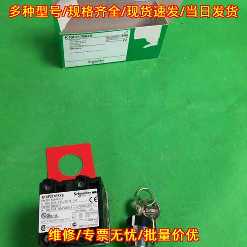 K1SF217B6XS 带锁凸轮开关 工业工控配件议价维修
