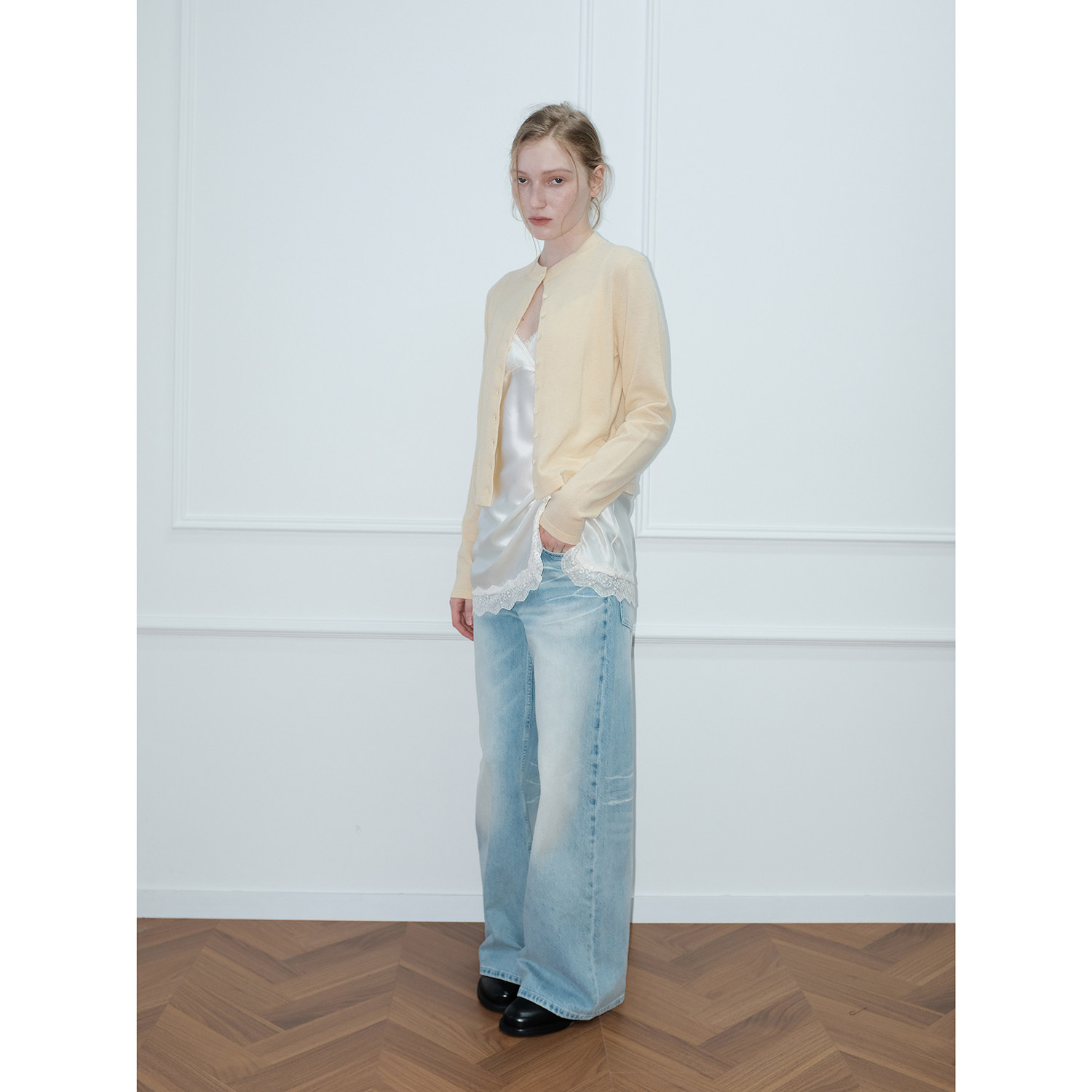 Heemmi/赫觅 设计师品牌 土耳其100棉高密牛仔阔腿裤,女装/女士精品,牛仔裤,淘宝优惠券,粉丝福利购,淘宝优惠卷