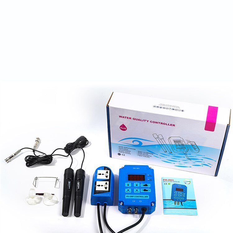 在线ph/orp计二合一酸度控制器泳池水质仪多参数监测控制泳池