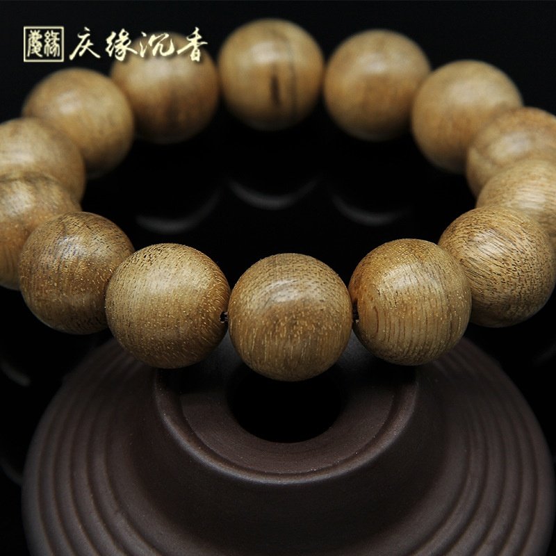 源头厂家1.6mm佛珠沉香手串老料高油密印尼沉香马拉ok手链男女款