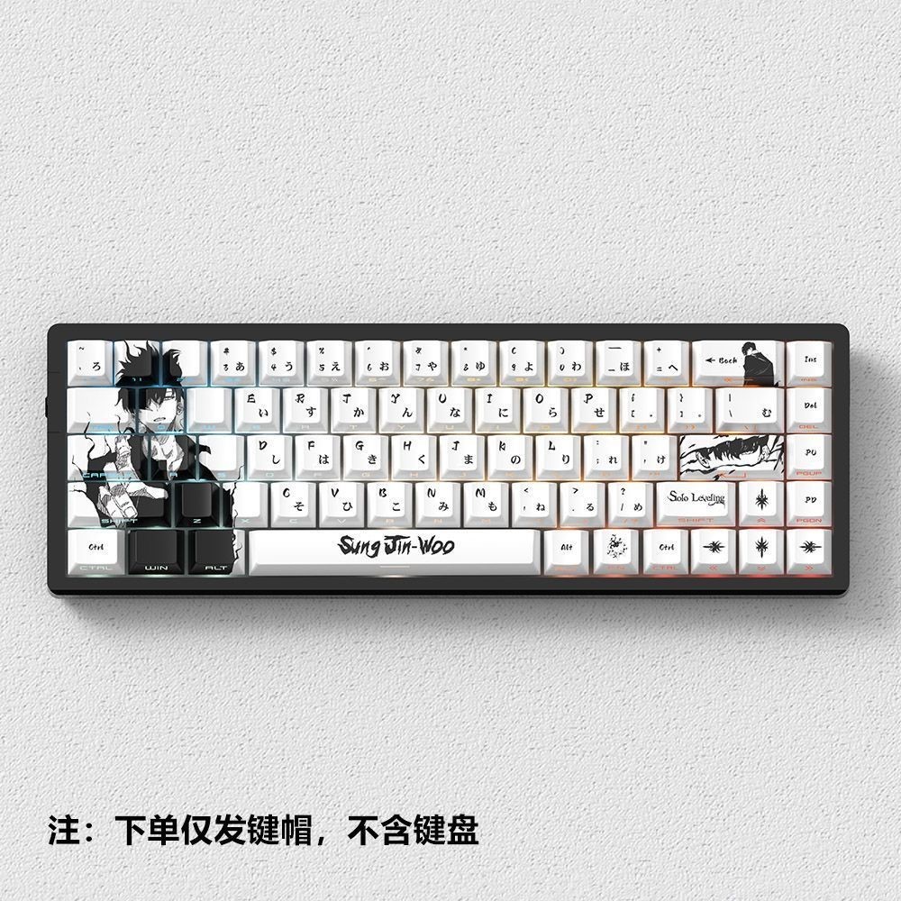 我独自升级机械键盘键帽透光套装