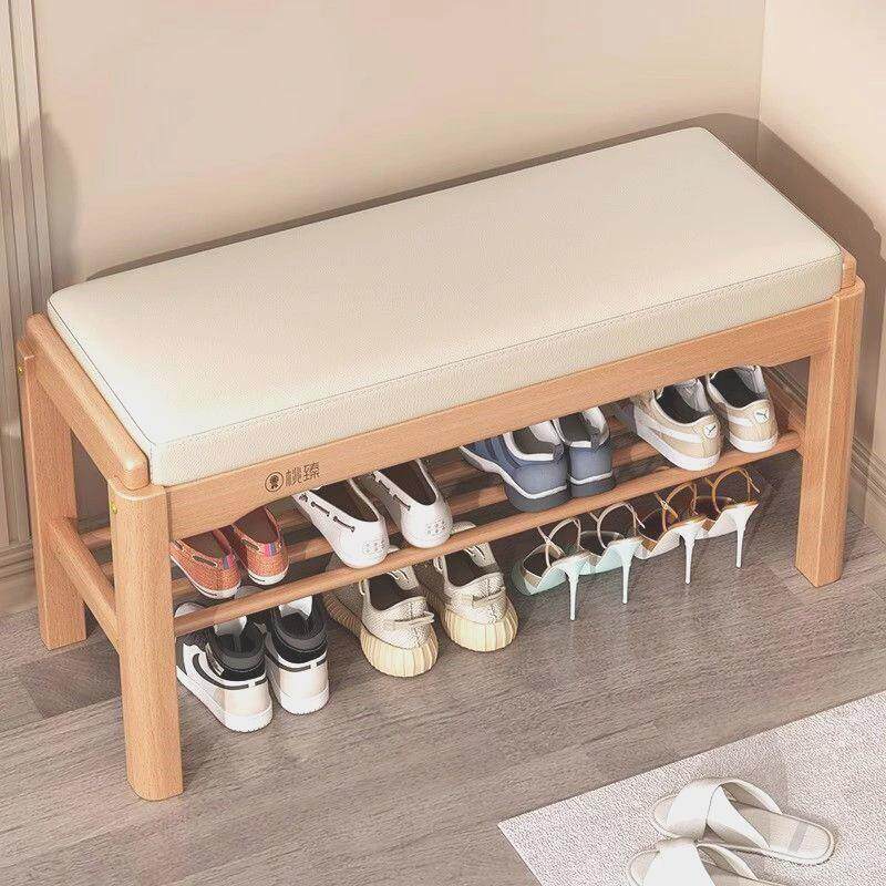 榉木换鞋凳入户门口坐凳鞋架一体玄关架子储物收纳柜可坐式穿鞋凳