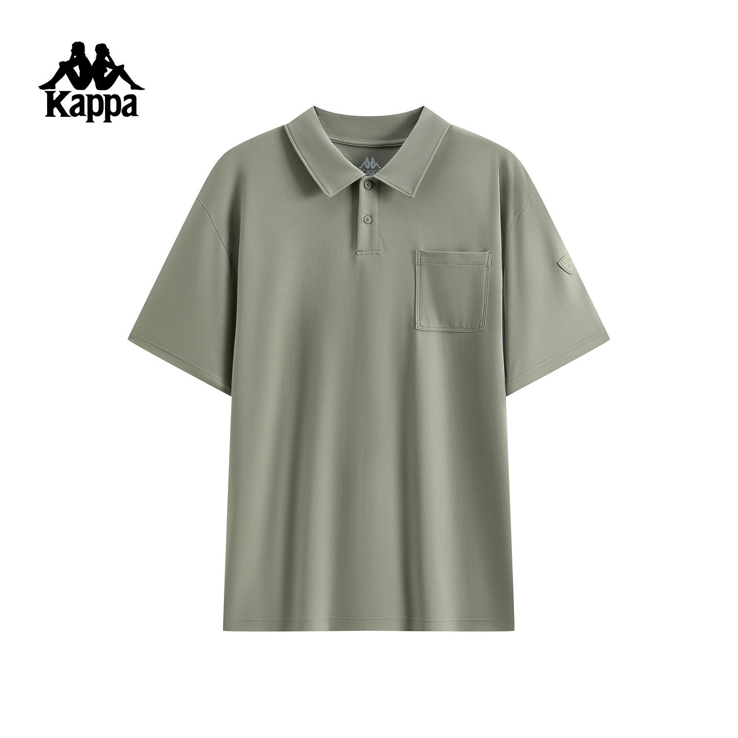 Kappa卡帕背靠背男士短袖polo衫夏季新款翻领宽松凉感休闲t恤上衣