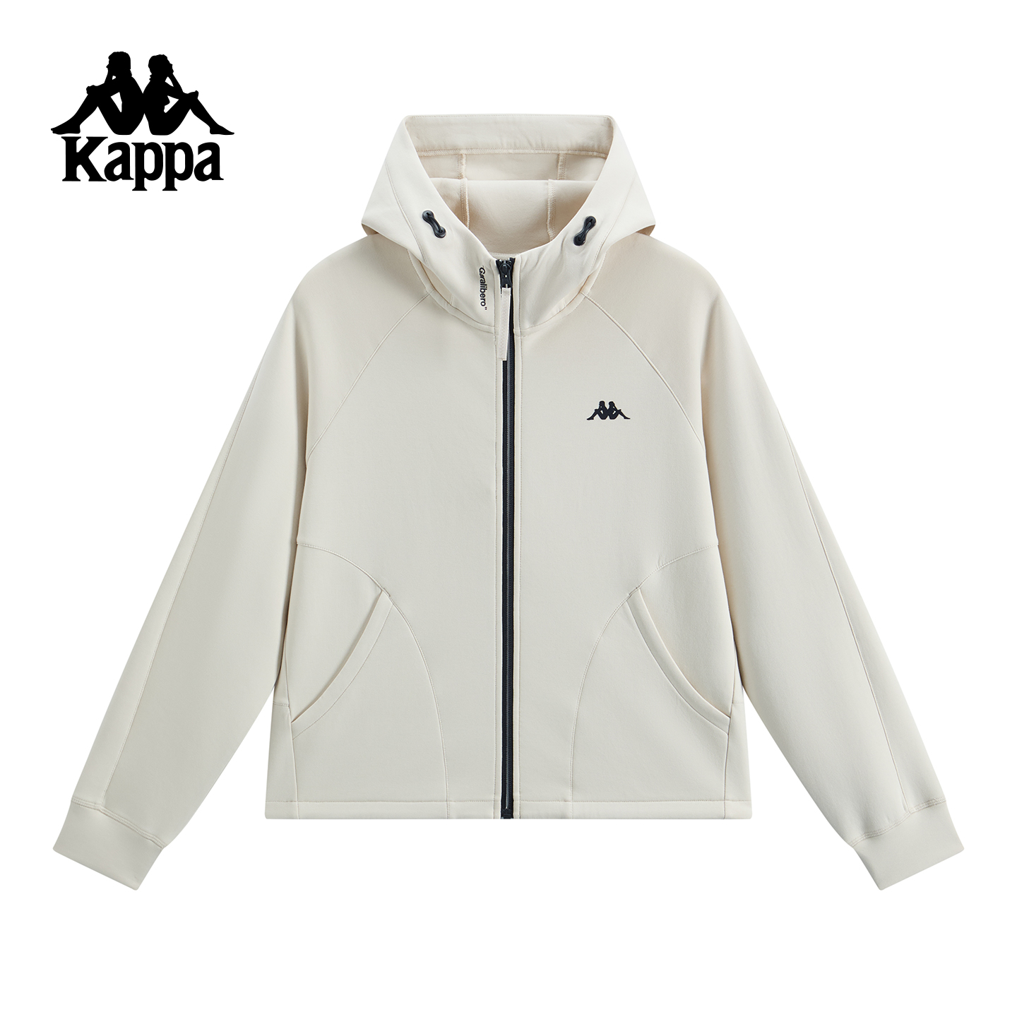 Kappa卡帕女装连帽针织外套