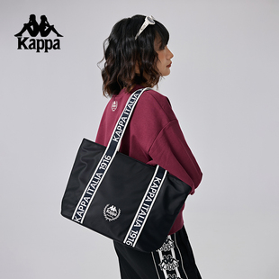 Kappa卡帕背靠背时尚复古单肩包男大容量运动托特包休闲手拎包女