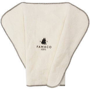 法国进口famaco法马贵族皮革抛光布 奢品皮革护理工具 擦鞋布