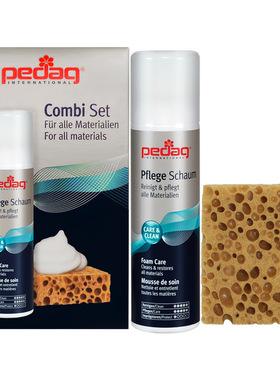德国进口Pedag830除污混合泡沫清洁剂 光面绒面布料通用清洁套装