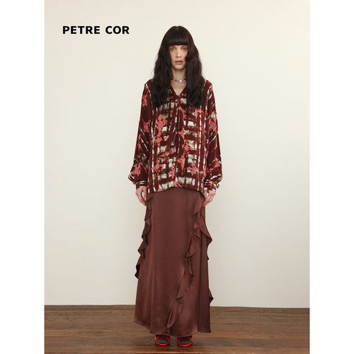 PETRECOR独立设计师官方店26秋冬 领口丝带上衣2型