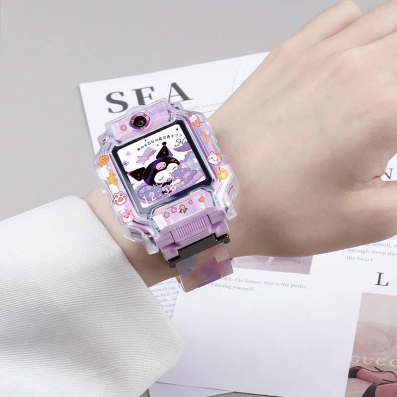 适用小天才电话手表Z9/Z8透明保护壳Z7s卡通可爱印花Z1/Z6aD2防摔