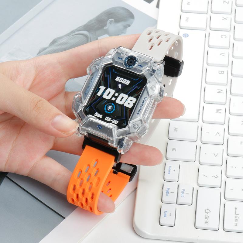 蜂窝磁吸硅胶表带适用小天才电话手表Z10Z9Z8a替换腕带Z7D3Q2AZ6A