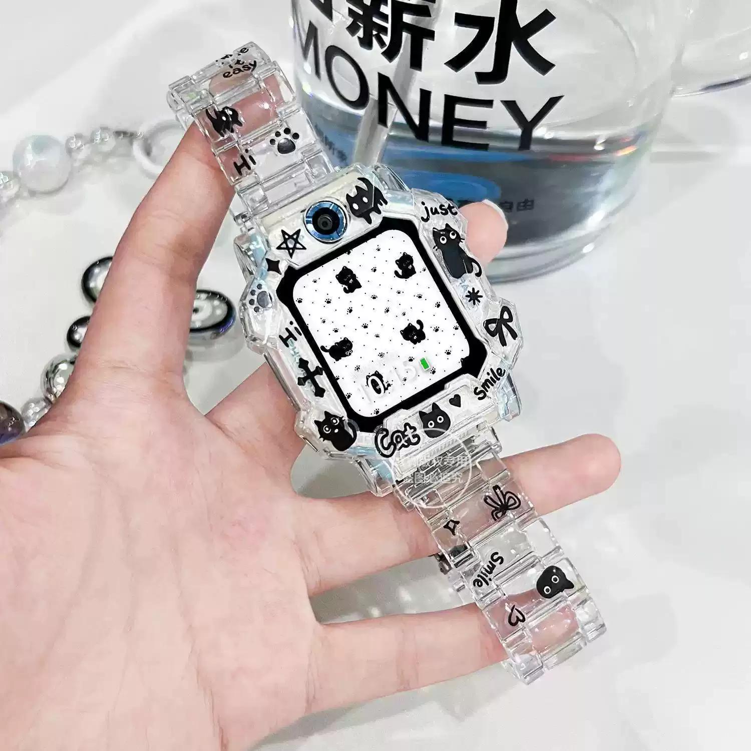 小天才适用电话手表表带卡通配件