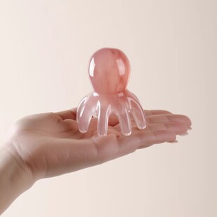 章鱼按摩梳八爪鱼头疗专用小梳子头部头皮经络疏通神器随身便携式