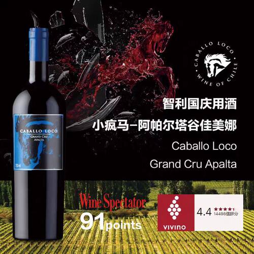 智利名庄阿帕塔产区特级园干红