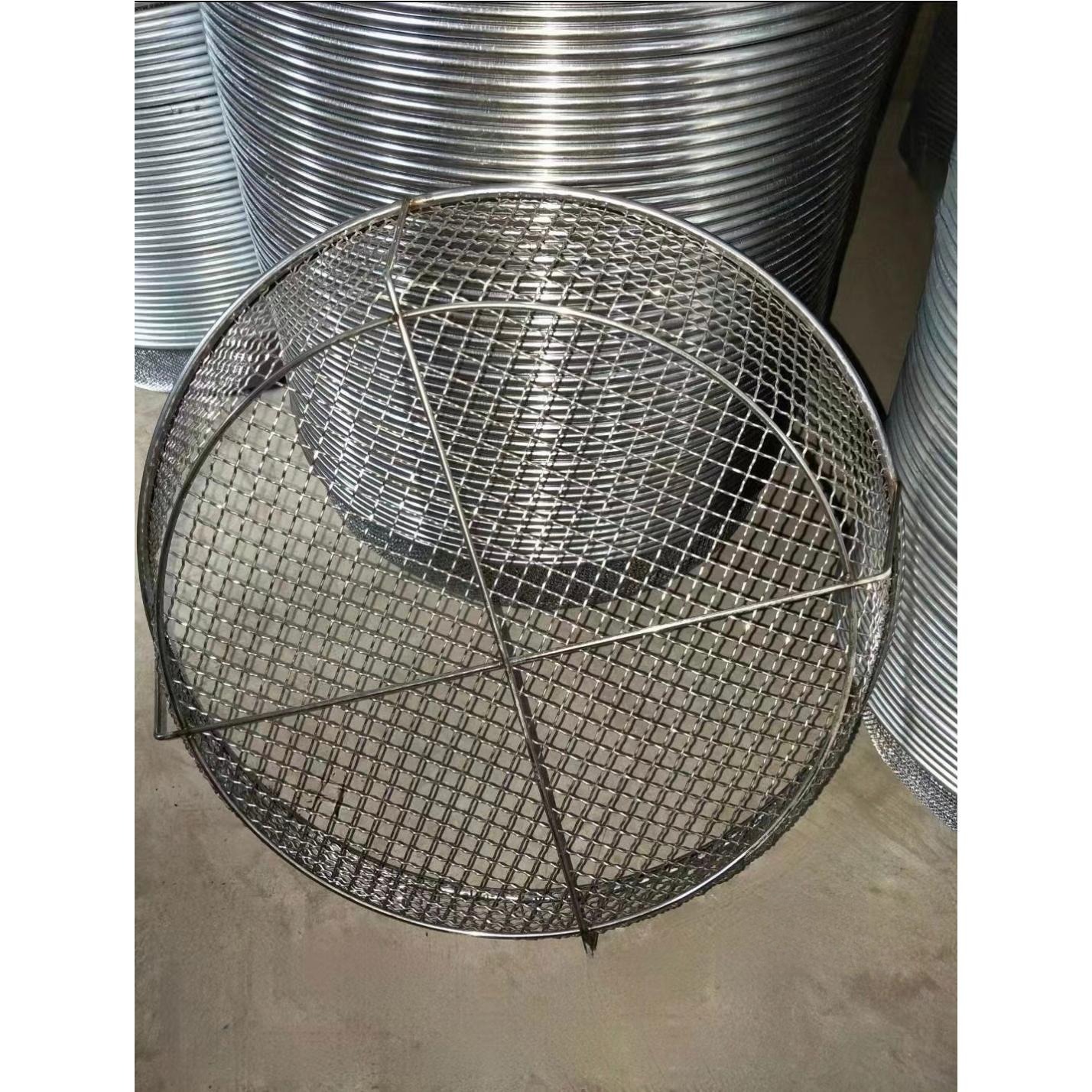 不锈钢和铁筛子圆形筛板栗玉米花椒花生谷物黄豆专用工具分离过滤