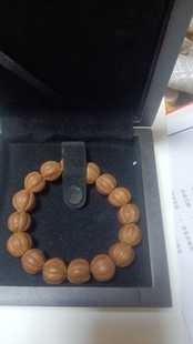 闲池阁班沉粉纯手工 手串