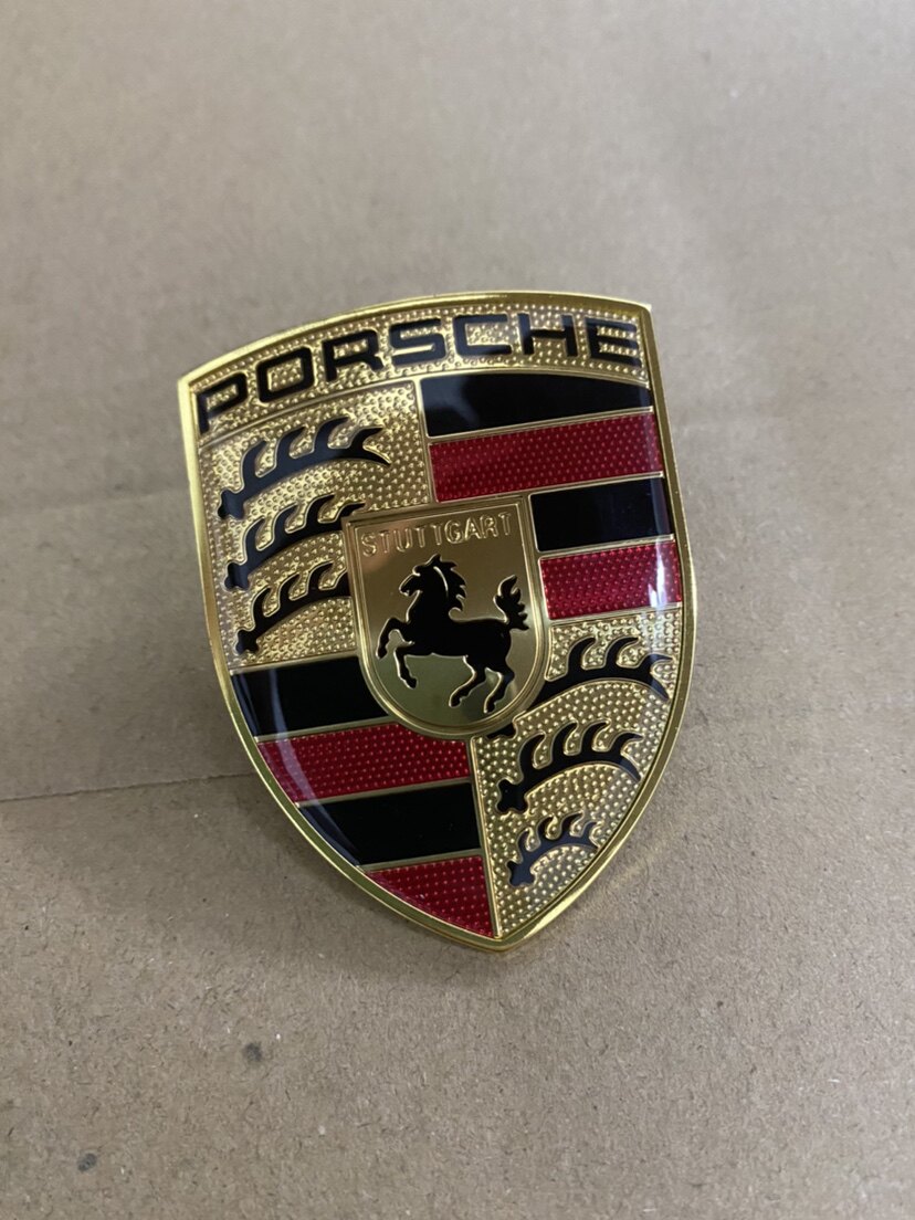 원래 포르쉐 자동차 커버 라벨에 적합 CAYENNE MACAN PANAMERA 718TAYCAN911 전면 컬러 라벨