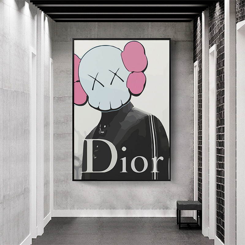 卡通客厅时尚风玄关儿童房墙壁画