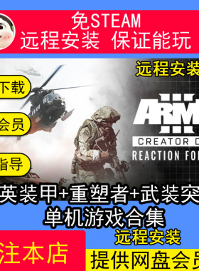 远程安装武装突袭3+重铸者+精英装甲3部单机游戏合集中文免steam