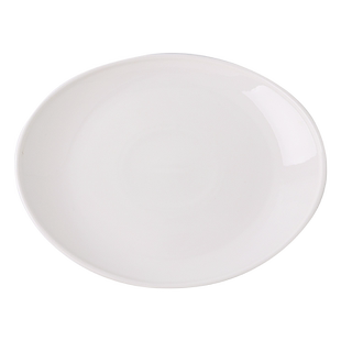 多宝鱼蒸鱼盘子家用高档椭圆形菜盘五星级酒店会所餐具高颜值鱼盘