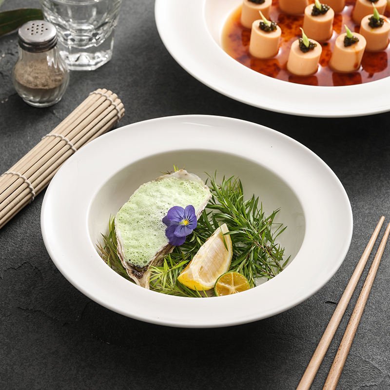 意面草帽盘西餐餐具意大利面盘子