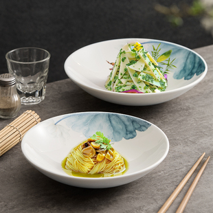 摆盘酒店会所商用餐具精致凉菜冷菜盘 盘子菜盘家用高级感创意中式