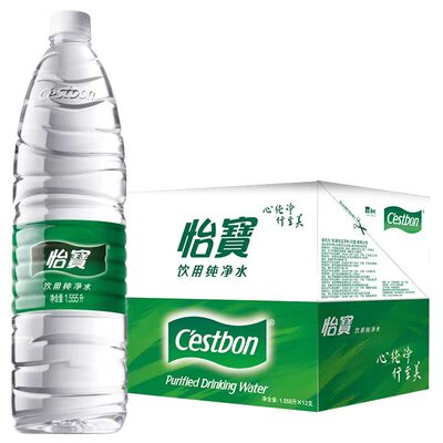 怡宝纯净水1555ml*12瓶/整箱