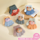 儿童五指手套冬季 加绒保暖针织小孩学生写字男女小童宝宝手指幼儿