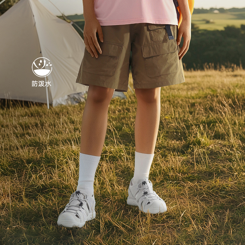 ICEPEAK艾斯匹克2025春夏新品户外徒步露营日常防泼水工装短裤女