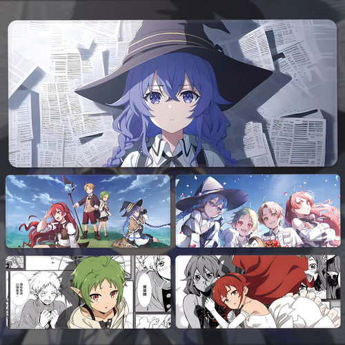 无职转生动漫鼠标垫超大鲁迪洛琪希艾莉丝希露菲电竞电脑键盘桌垫
