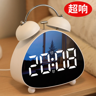 智能闹钟高中学生专用起床神器2025新款 强力叫醒实用桌面电子时钟