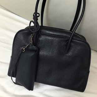 真皮便携眼镜包挂件黑色挂包墨镜收纳包保护套随身挂脖外挂眼镜袋