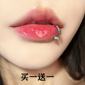 Raccon浣熊 钛钢唇环 马蹄环C型环替换钉耳骨钉唇钉辣妹穿刺饰品